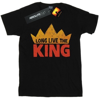 Vêtements Femme T-shirts manches longues Disney The Lion King Movie Long Live The King Noir