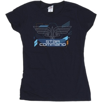 Vêtements Femme T-shirts manches longues Disney Lightyear Star Command Icons Bleu
