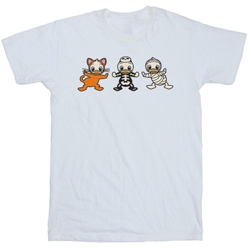 Vêtements Garçon T-shirts manches courtes Disney Duck Tales Halloween Costumes Blanc