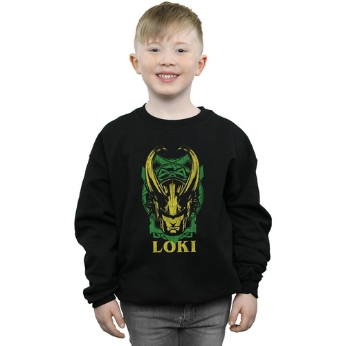 Vêtements Garçon Sweats Marvel Loki Badge Noir