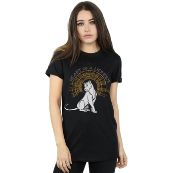 Vêtements Femme T-shirts manches longues Disney The Lion King Movie Heart Of A Lioness Noir