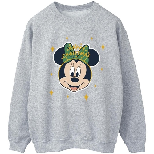 Vêtements Femme Sweats Disney Minnie Mouse Happy Christmas Gris