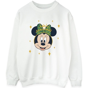 Vêtements Femme Sweats Disney Minnie Mouse Happy Christmas Blanc