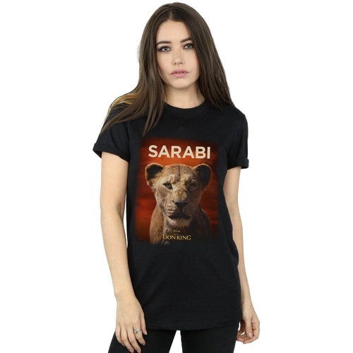 Vêtements Femme T-shirts manches longues Disney The Lion King Movie Sarabi Poster Noir