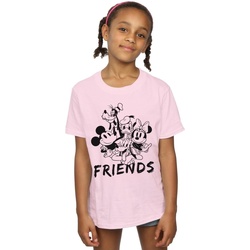 Vêtements Fille T-shirts manches longues Disney Mickey Mouse And Friends Rouge