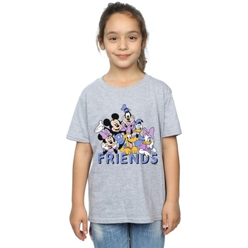 Vêtements Fille T-shirts manches longues Disney Classic Friends Gris