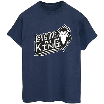 Vêtements Femme T-shirts manches longues Disney The Lion King The King Bleu
