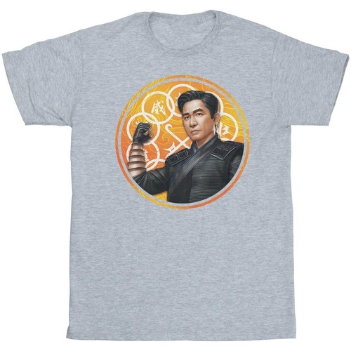 Vêtements Garçon T-shirts manches courtes Marvel Shang-Chi And The Legend Of The Ten Rings Ten Ring Pose Gris