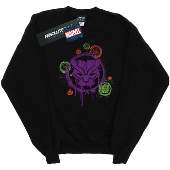 Vêtements Garçon Sweats Marvel Avengers Panther Halloween Icon Noir