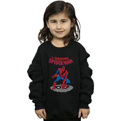 Vêtements Fille Sweats Marvel The Amazing Spider-Man Noir