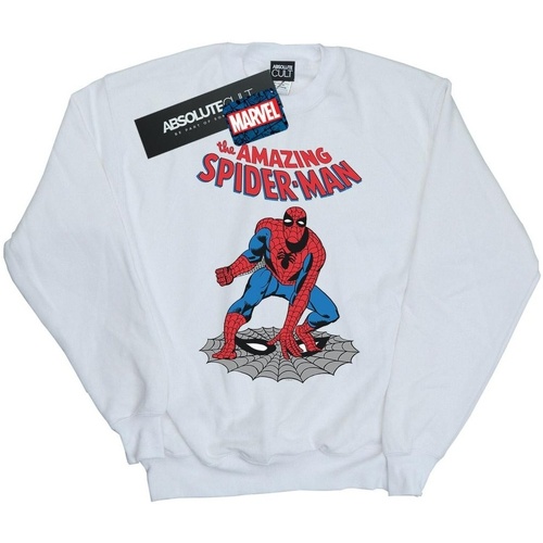 Vêtements Fille Sweats Marvel The Amazing Spider-Man Blanc