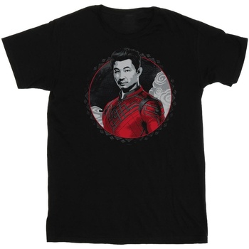Vêtements Garçon T-shirts manches courtes Marvel Shang-Chi And The Legend Of The Ten Rings Red Ring Noir