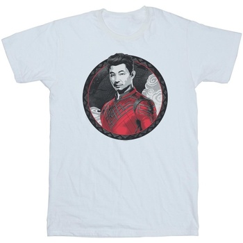 Vêtements Garçon T-shirts manches courtes Marvel Shang-Chi And The Legend Of The Ten Rings Red Ring Blanc