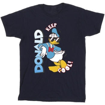 Vêtements Fille T-shirts manches longues Disney Donald Duck Cool Bleu