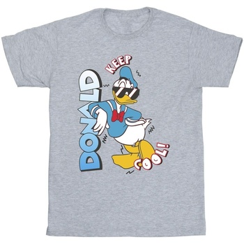 Vêtements Fille T-shirts manches longues Disney Donald Duck Cool Gris