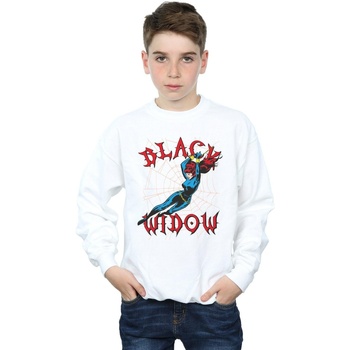 Vêtements Garçon Sweats Marvel Black Widow Web Blanc