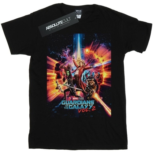 Vêtements Garçon T-shirts manches courtes Marvel Studios Guardians Of The Galaxy Vol. 2 Poster Noir