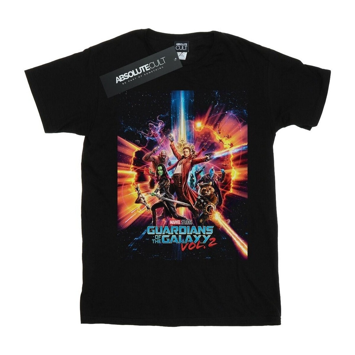 Vêtements Garçon T-shirts manches courtes Marvel Studios Guardians Of The Galaxy Vol. 2 Poster Noir