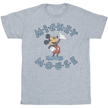 Vêtements Fille T-shirts manches longues Disney Mickey Mouse Dash Gris