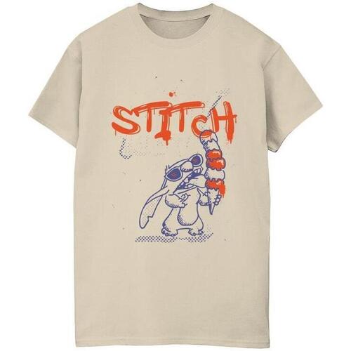 Vêtements Femme T-shirts manches longues Disney Lilo & Stitch Ice Cream Multicolore