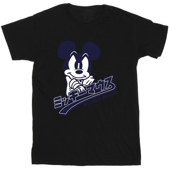 Vêtements Fille T-shirts manches longues Disney Mickey Mouse Japanese Noir