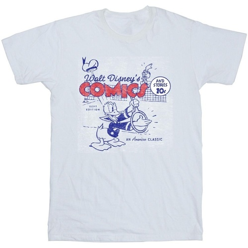 Vêtements Fille T-shirts manches longues Disney Donald Duck Comics Blanc