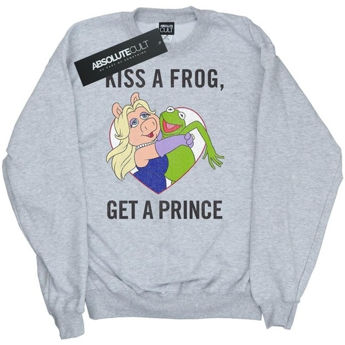 Vêtements Garçon Sweats Disney The Muppets Kiss A Frog Gris