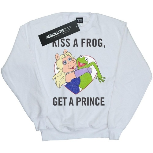 Vêtements Garçon Sweats Disney The Muppets Kiss A Frog Blanc
