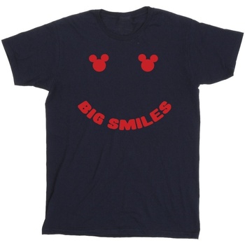 Vêtements Fille T-shirts manches longues Disney Mickey Mouse Big Smile Bleu
