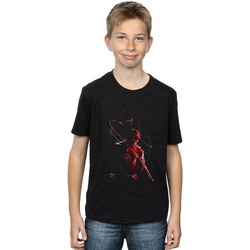 Vêtements Garçon T-shirts manches courtes Marvel Daredevil Painting Noir