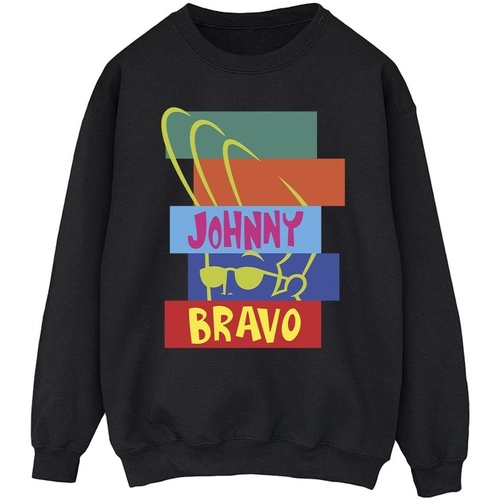 Vêtements Homme Sweats Johnny Bravo Rectangle Pop Art Noir