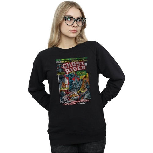 Vêtements Femme Sweats Marvel Ghost Rider Distressed Spotlight Noir