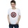 Vêtements Garçon T-shirts manches courtes Marvel Captain America Wooden Shield Blanc