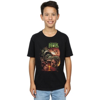 Vêtements Garçon T-shirts manches courtes Marvel Incredible Hulk Dead Like Me Noir