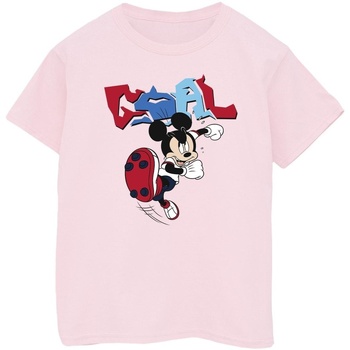 Vêtements Fille T-shirts manches longues Disney  Rouge