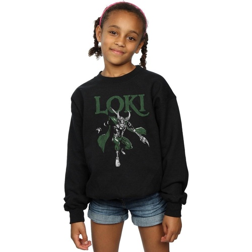 Vêtements Fille Sweats Marvel Loki Scepter Noir