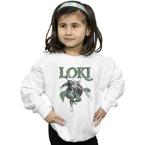 Vêtements Fille Sweats Marvel Loki Scepter Blanc
