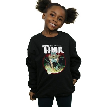 Vêtements Fille Sweats Marvel The Mighty Thor Poster Noir