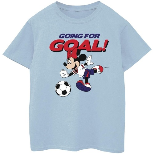 Vêtements Fille T-shirts manches longues Disney Minnie Mouse Going For Goal Bleu