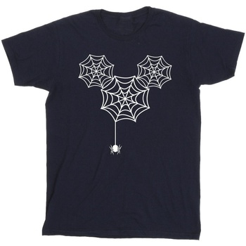 Vêtements Fille T-shirts manches longues Disney Mickey Mouse Spider Web Head Bleu