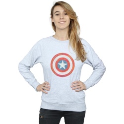 Vêtements Femme Sweats Marvel Captain America Sketched Shield Gris