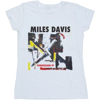 Vêtements Femme T-shirts manches longues Miles Davis Rubberband EP Blanc