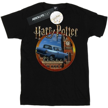 Vêtements Homme T-shirts manches longues Harry Potter Flying Car Noir