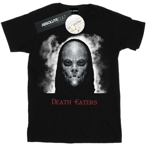 Vêtements Homme T-shirts manches longues Harry Potter Death Eater Mask Noir