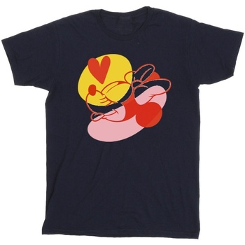 Vêtements Fille T-shirts manches longues Disney Minnie Mouse Tongue Heart Bleu