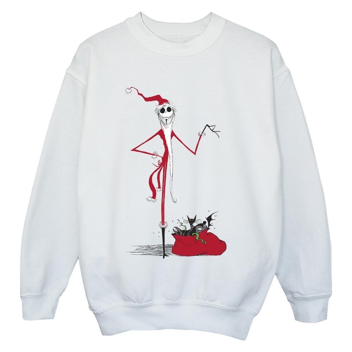 Vêtements Garçon Sweats Nightmare Before Christmas Christmas Presents Blanc