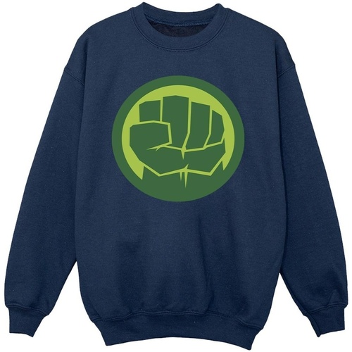 Vêtements Fille Sweats Marvel Hulk Chest Logo Bleu