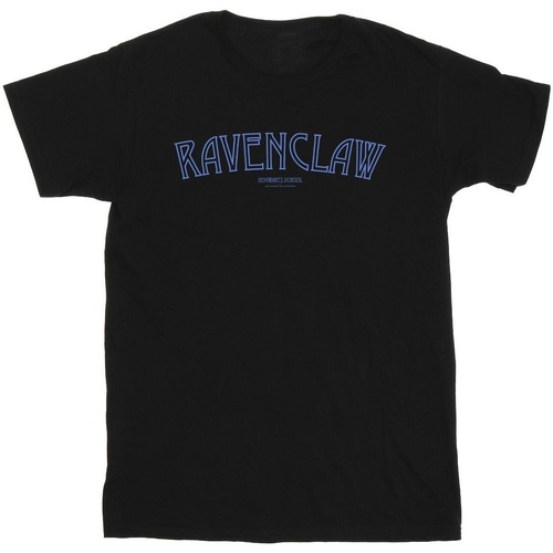 Vêtements Homme T-shirts manches longues Harry Potter Ravenclaw Logo Noir