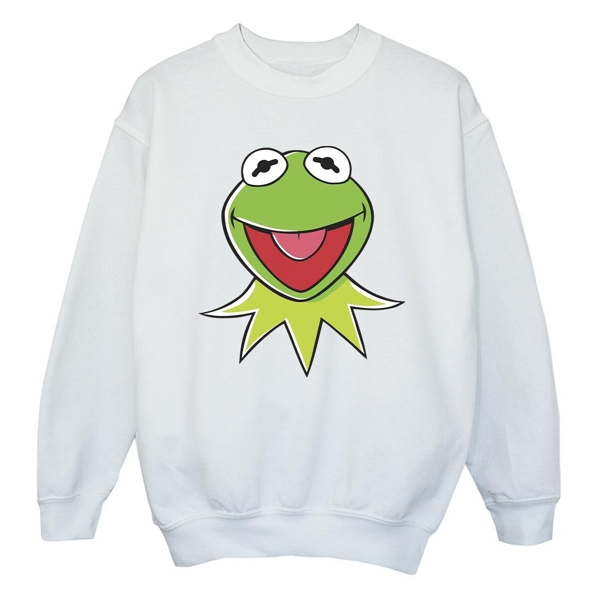 Vêtements Fille Sweats Disney Muppets Kermit Head Blanc