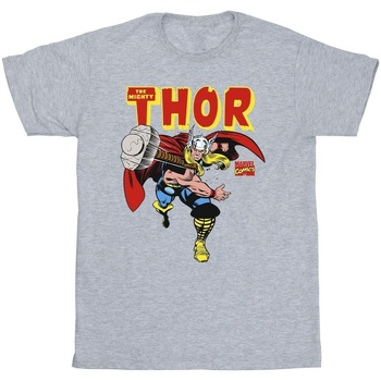 Vêtements Garçon T-shirts manches courtes Avengers, The (Marvel) Thor Hammer Throw Gris